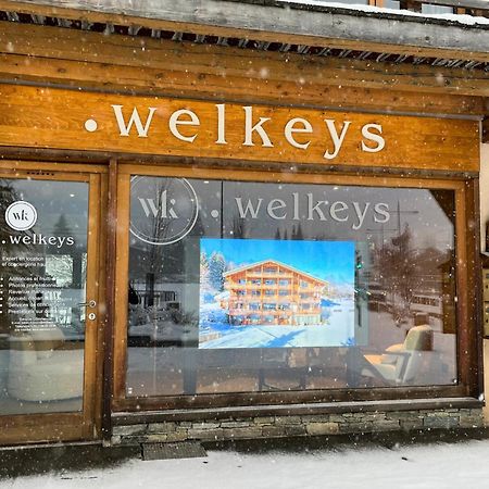 Appartement Architect flat with balcony&parking at the heart of Megève - Welkeys Extérieur photo