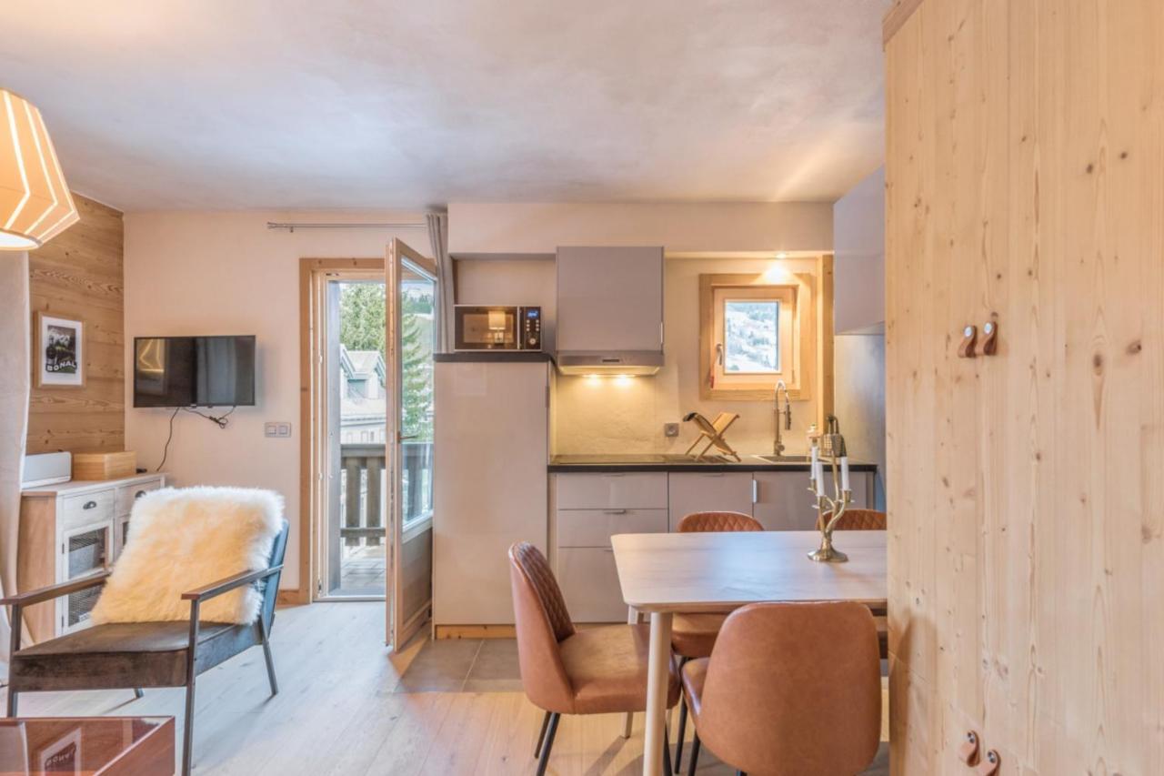 Appartement Architect flat with balcony&parking at the heart of Megève - Welkeys Extérieur photo