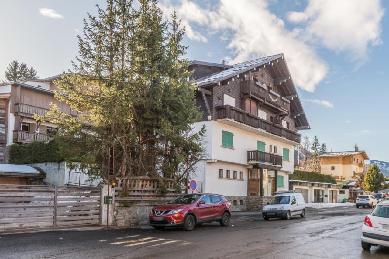 Appartement Architect flat with balcony&parking at the heart of Megève - Welkeys Extérieur photo